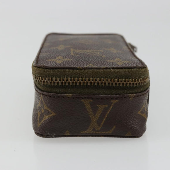 LOUIS VUITTON Monogram Posh Monte Carlo Jewelry Box M47350 LV Auth 180934