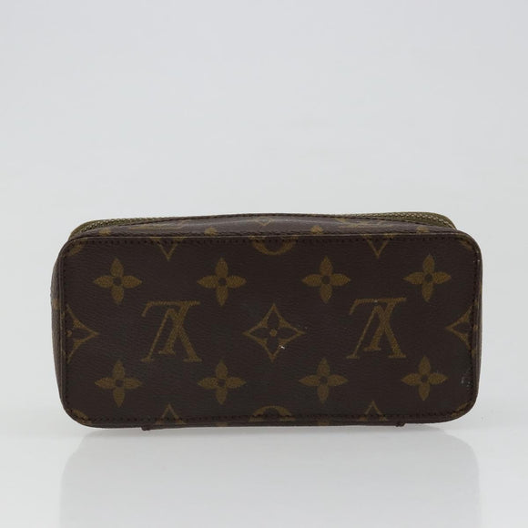 LOUIS VUITTON Monogram Posh Monte Carlo Jewelry Box M47350 LV Auth 180934