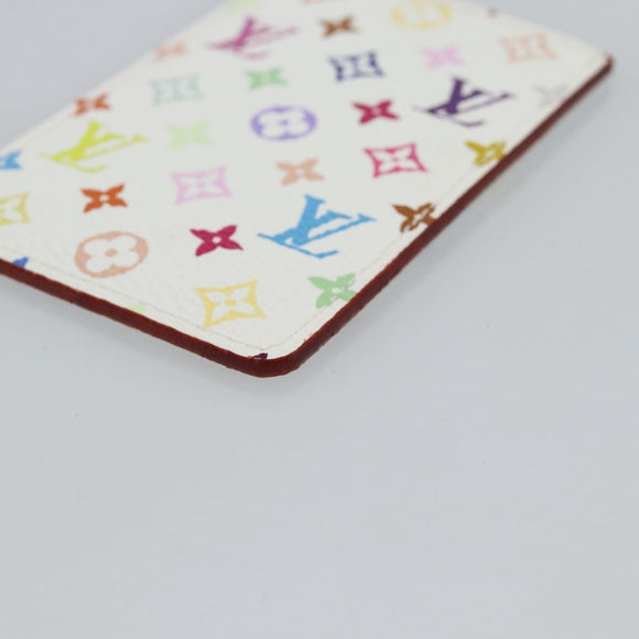 LOUIS VUITTON Monogram Multicolor Etui Hand Mirror White M92651 LV Auth 180935