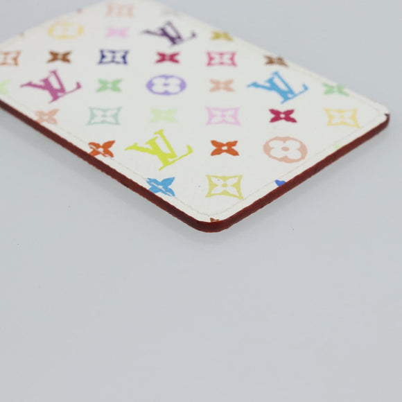 LOUIS VUITTON Monogram Multicolor Etui Hand Mirror White M92651 LV Auth 180935