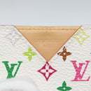 LOUIS VUITTON Monogram Multicolor Etui Hand Mirror White M92651 LV Auth 180935-12