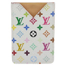 LOUIS VUITTON Monogram Multicolor Etui Hand Mirror White M92651 LV Auth 180935-2