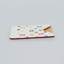 LOUIS VUITTON Monogram Multicolor Etui Hand Mirror White M92651 LV Auth 180935-4