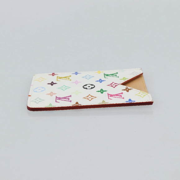 LOUIS VUITTON Monogram Multicolor Etui Hand Mirror White M92651 LV Auth 180935