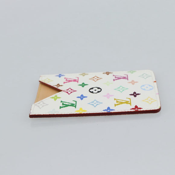 LOUIS VUITTON Monogram Multicolor Etui Hand Mirror White M92651 LV Auth 180935