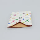 LOUIS VUITTON Monogram Multicolor Etui Hand Mirror White M92651 LV Auth 180935-6