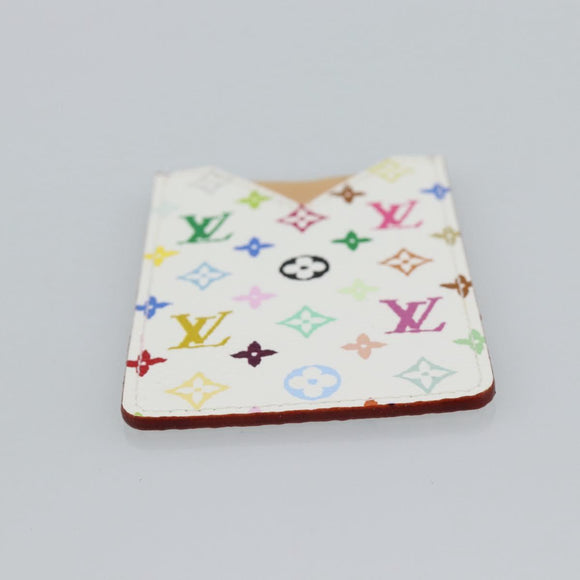 LOUIS VUITTON Monogram Multicolor Etui Hand Mirror White M92651 LV Auth 180935