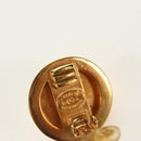 CHANEL Earring metal Gold Tone CC Auth 180936M-12