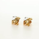 CHANEL Earring metal Gold Tone CC Auth 180936M-16