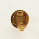 CHANEL Earring metal Gold Tone CC Auth 180936M-4