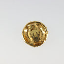 CHANEL Earring metal Gold Tone CC Auth 180937-3