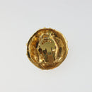 CHANEL Earring metal Gold Tone CC Auth 180937-7