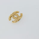 CHANEL Pierce metal Gold Tone CC Auth 180938-14