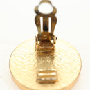 CHANEL Earring metal Gold Tone CC Auth 180939M-13