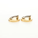 CHANEL Earring metal Gold Tone CC Auth 180939M-15
