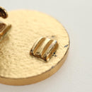 CHANEL Earring metal Gold Tone CC Auth 180939M-6