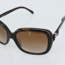 CHANEL Tortoise Pattern Sunglasses plastic Brown CC Auth 180941-8