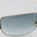 CHANEL Sunglasses plastic White CC Auth 180943-6
