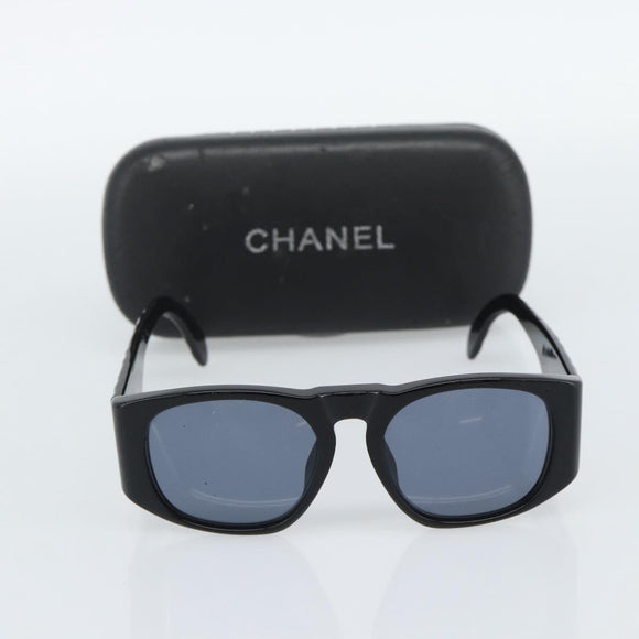 CHANEL Sunglasses plastic Black CC Auth 180944M