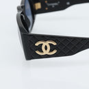 CHANEL Sunglasses plastic Black CC Auth 180944M-6