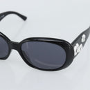 CHANEL Camelia Sunglasses plastic Black CC Auth 180945-8