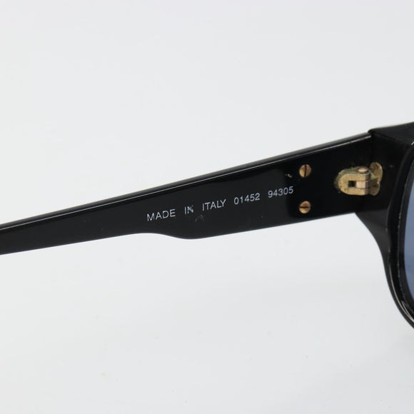 CHANEL Sunglasses plastic Black CC Auth 180946
