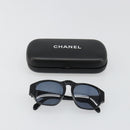 CHANEL Sunglasses plastic Black CC Auth 180946-12