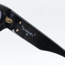 CHANEL Sunglasses plastic Black CC Auth 180948M-10