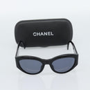 CHANEL Sunglasses plastic Black CC Auth 180948M-12
