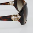 GUCCI Sunglasses plastic Brown Auth 180949M-9