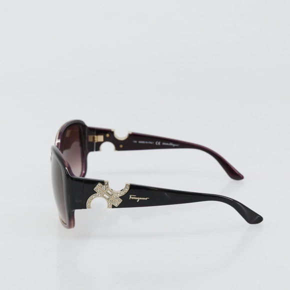 Salvatore Ferragamo Gancini Sunglasses plastic Purple Auth 180951M