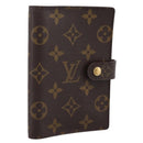 LOUIS VUITTON Monogram Agenda PM Day Planner Cover R20005 LV Auth 180952-1