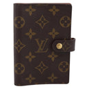 LOUIS VUITTON Monogram Agenda PM Day Planner Cover R20005 LV Auth 180952-2
