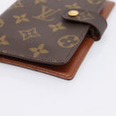 LOUIS VUITTON Monogram Agenda PM Day Planner Cover R20005 LV Auth 180952-8