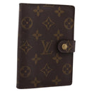 LOUIS VUITTON Monogram Agenda PM Day Planner Cover R20005 LV Auth 180953-1