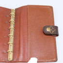 LOUIS VUITTON Monogram Agenda PM Day Planner Cover R20005 LV Auth 180953-15