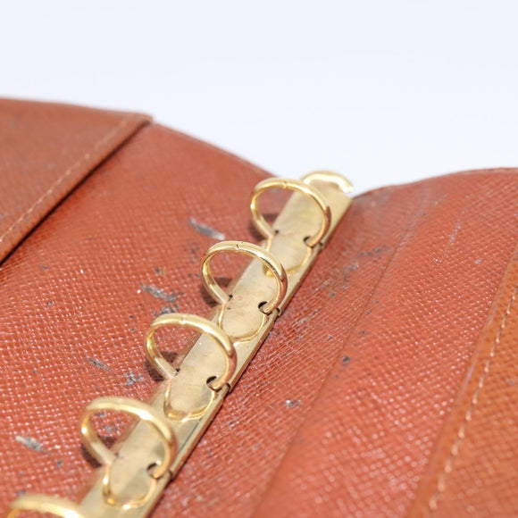 LOUIS VUITTON Monogram Agenda PM Day Planner Cover R20005 LV Auth 180953