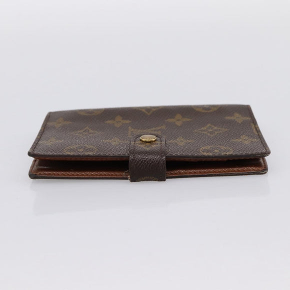 LOUIS VUITTON Monogram Agenda PM Day Planner Cover R20005 LV Auth 180953