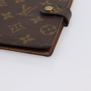 LOUIS VUITTON Monogram Agenda PM Day Planner Cover R20005 LV Auth 180953-8