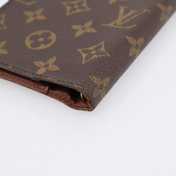 LOUIS VUITTON Monogram Agenda PM Day Planner Cover R20005 LV Auth 180954