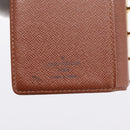 LOUIS VUITTON Monogram Agenda PM Day Planner Cover R20005 LV Auth 180954-17