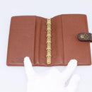 LOUIS VUITTON Monogram Agenda PM Day Planner Cover R20005 LV Auth 180954-8