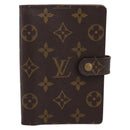 LOUIS VUITTON Monogram Agenda PM Day Planner Cover R20005 LV Auth 180954-13