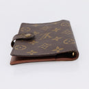 LOUIS VUITTON Monogram Agenda PM Day Planner Cover R20005 LV Auth 180954-5