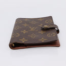 LOUIS VUITTON Monogram Agenda PM Day Planner Cover R20005 LV Auth 180954-6