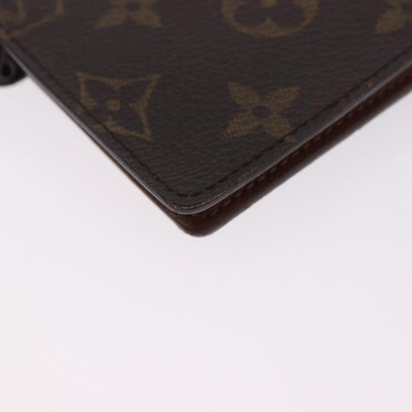 LOUIS VUITTON Monogram Agenda PM Day Planner Cover R20005 LV Auth 180955A