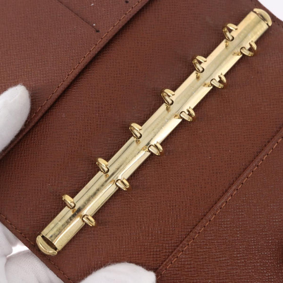LOUIS VUITTON Monogram Agenda PM Day Planner Cover R20005 LV Auth 180955A