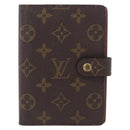 LOUIS VUITTON Monogram Agenda PM Day Planner Cover R20005 LV Auth 180955A-2