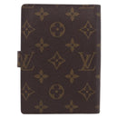 LOUIS VUITTON Monogram Agenda PM Day Planner Cover R20005 LV Auth 180955A-3