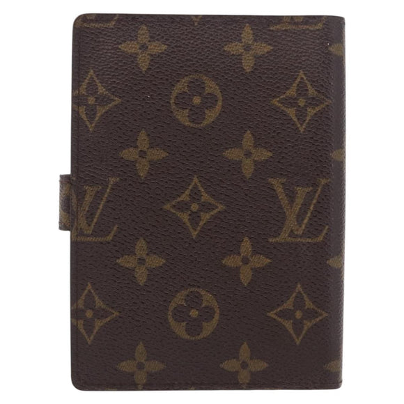 LOUIS VUITTON Monogram Agenda PM Day Planner Cover R20005 LV Auth 180955A